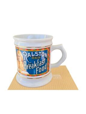 Ralston Breakfast Food Ceramic Mug, the corner store porcelain mug collection